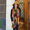 Scarf | Umberto Artful Geo Twill Wool