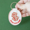 Keychain | Dice Embroidered