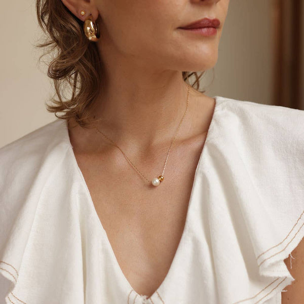 Necklace | Pearl Orbit