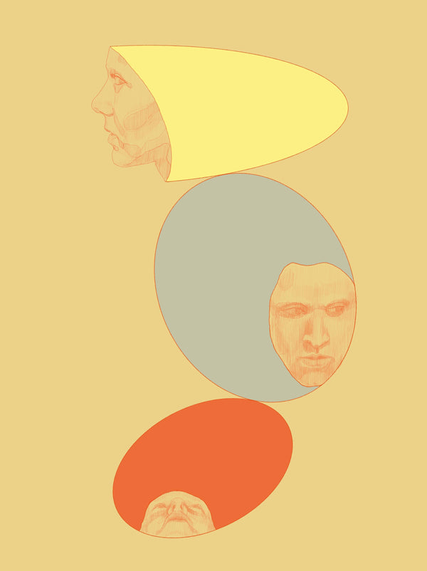 Print | Faces Colors 5"x7"