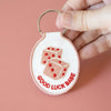 Keychain | Dice Embroidered