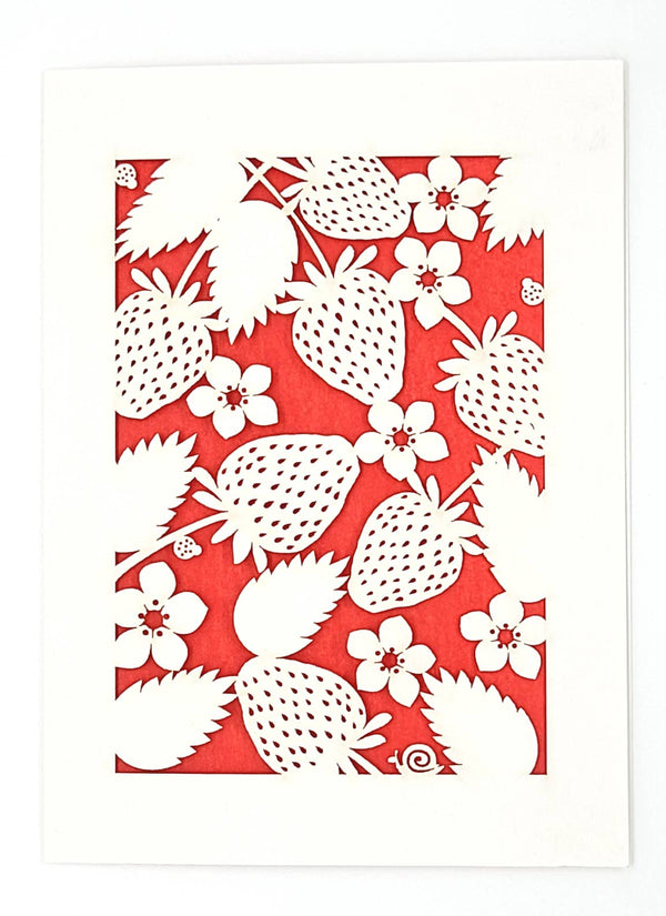 Card| Strawberries