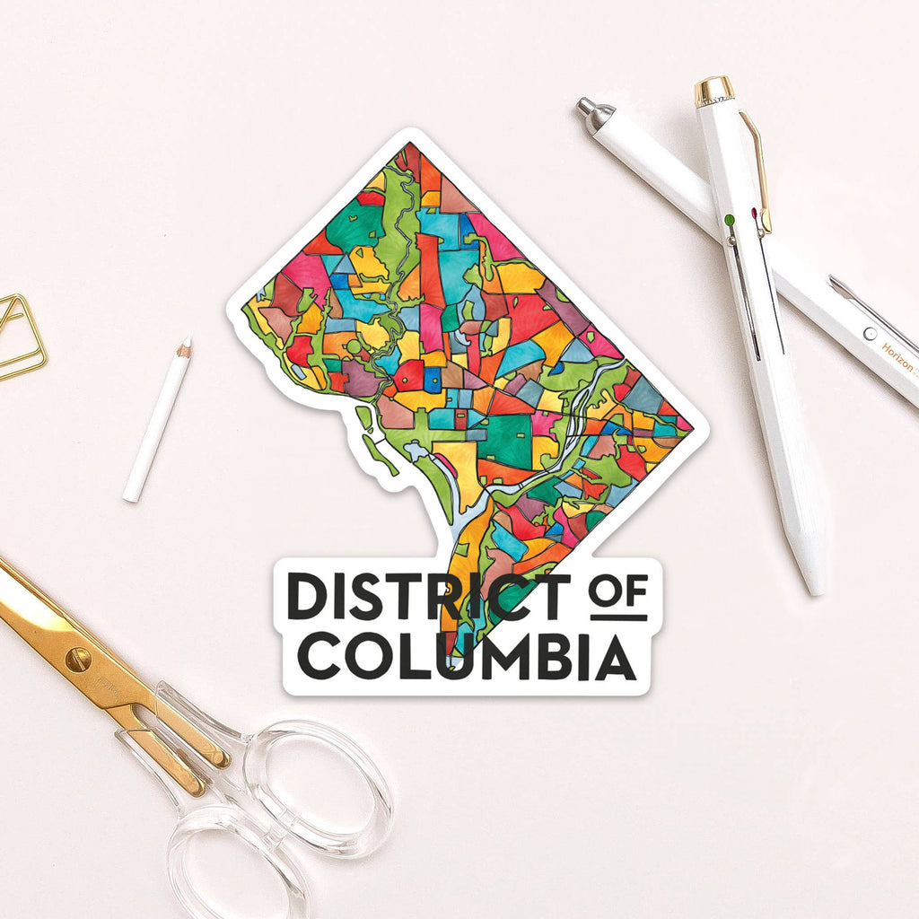 Sticker | D.C. Map