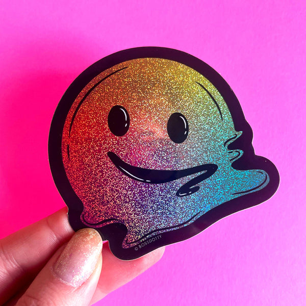 Sticker | Melting Glitter Smile