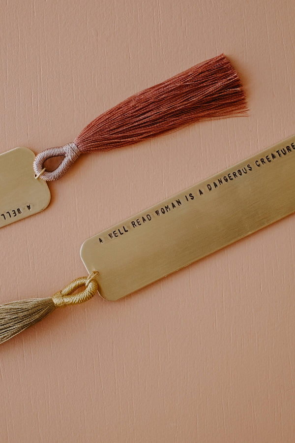 Stamped Gold  Bookmarks