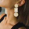 Earrings | Texture Fusion Drop  E157