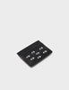 Leather Cardholder | All Over Eyes Embroidery, Filium Black