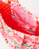 Tote |  Quilted Pink Tile, Floral
