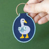 Keychain | Duck Embroidered