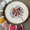 Zinnia No. 3 (5") DIY Embroidery Kit