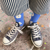 Socks | Celeste in Ultramarine Blue & Natural