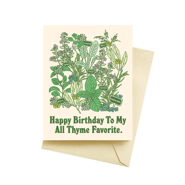 Greeting Card | All Thyme Birthday