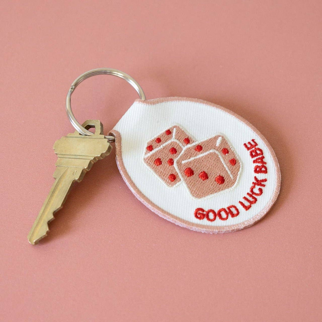 Keychain | Dice Embroidered