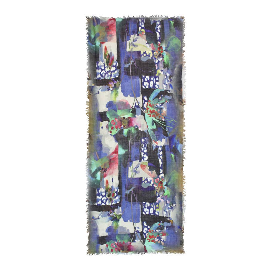 Joyce Abstract Floral Scarf