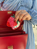 Hand-painted Strawberry Compact Mirror | Eco-Friendly