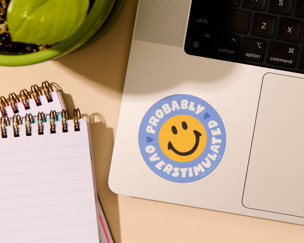 Sticker | Probably Overstimulated (Smiley)