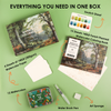 Forest-Themed Watercolor Coloring Box