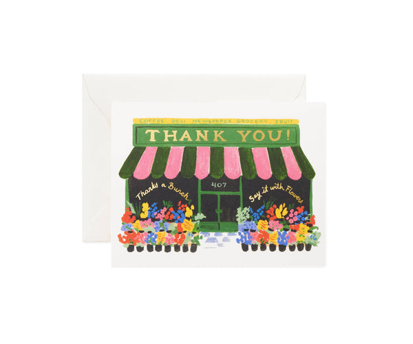 Card | Flower Shop Thank You