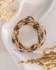 Bracelet | Set/7 Miyuki Beaded Stretch (Blue/Green/Rust)