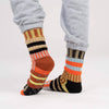 Slipper Socks | Patchwork Stripe