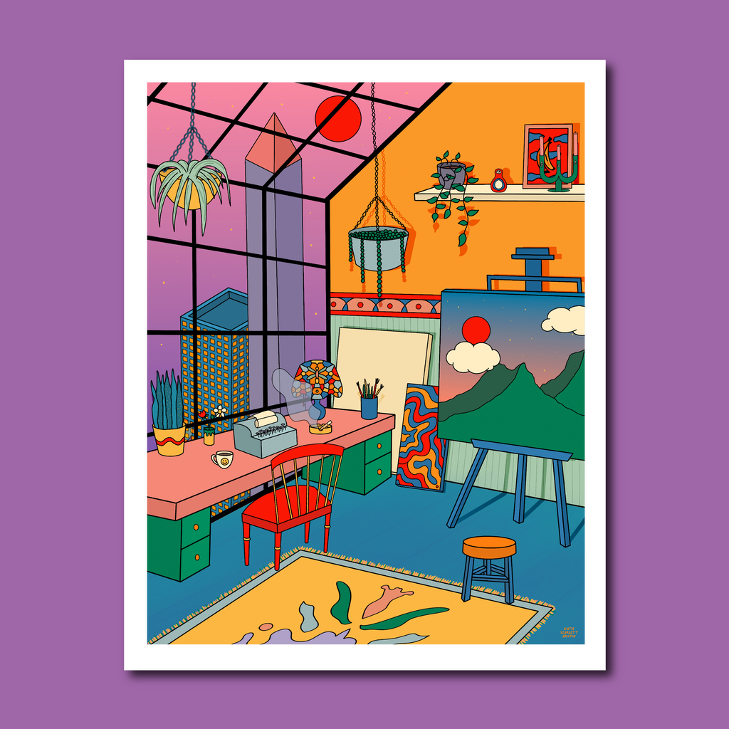 Sunset Studio | Art Print