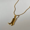 Necklace | Boot - Gold