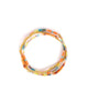 Bracelet | Set/3 Miyuki Tila (Aqua/Orange)