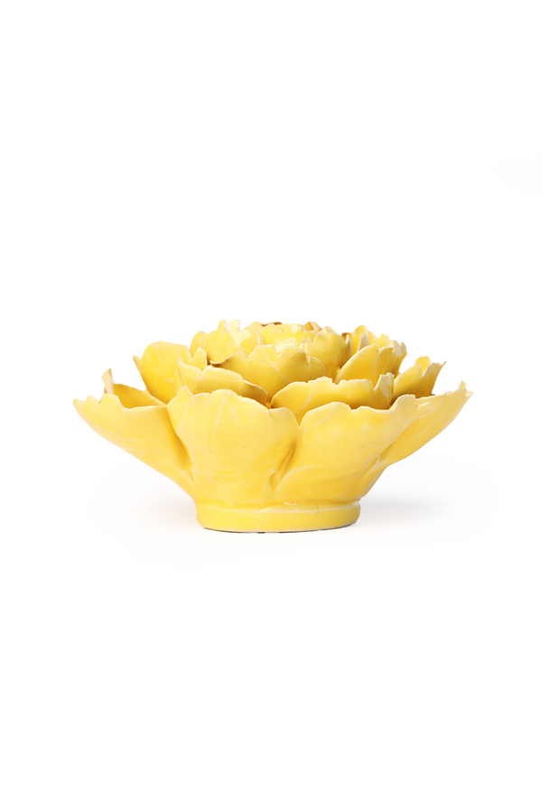 Ceramics Flower Wall Art | English Garden Buttercup Yellow