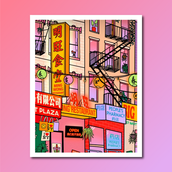 Print | Mott Street NYC