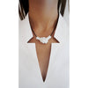 Necklace |  Leather Knot Brown