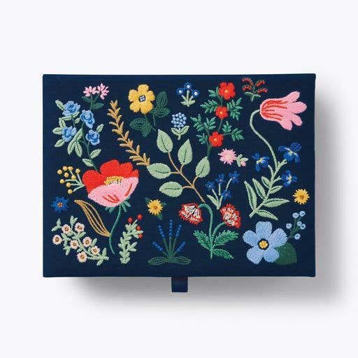 Strawberry Fields Large Embroidered Keepsake Box