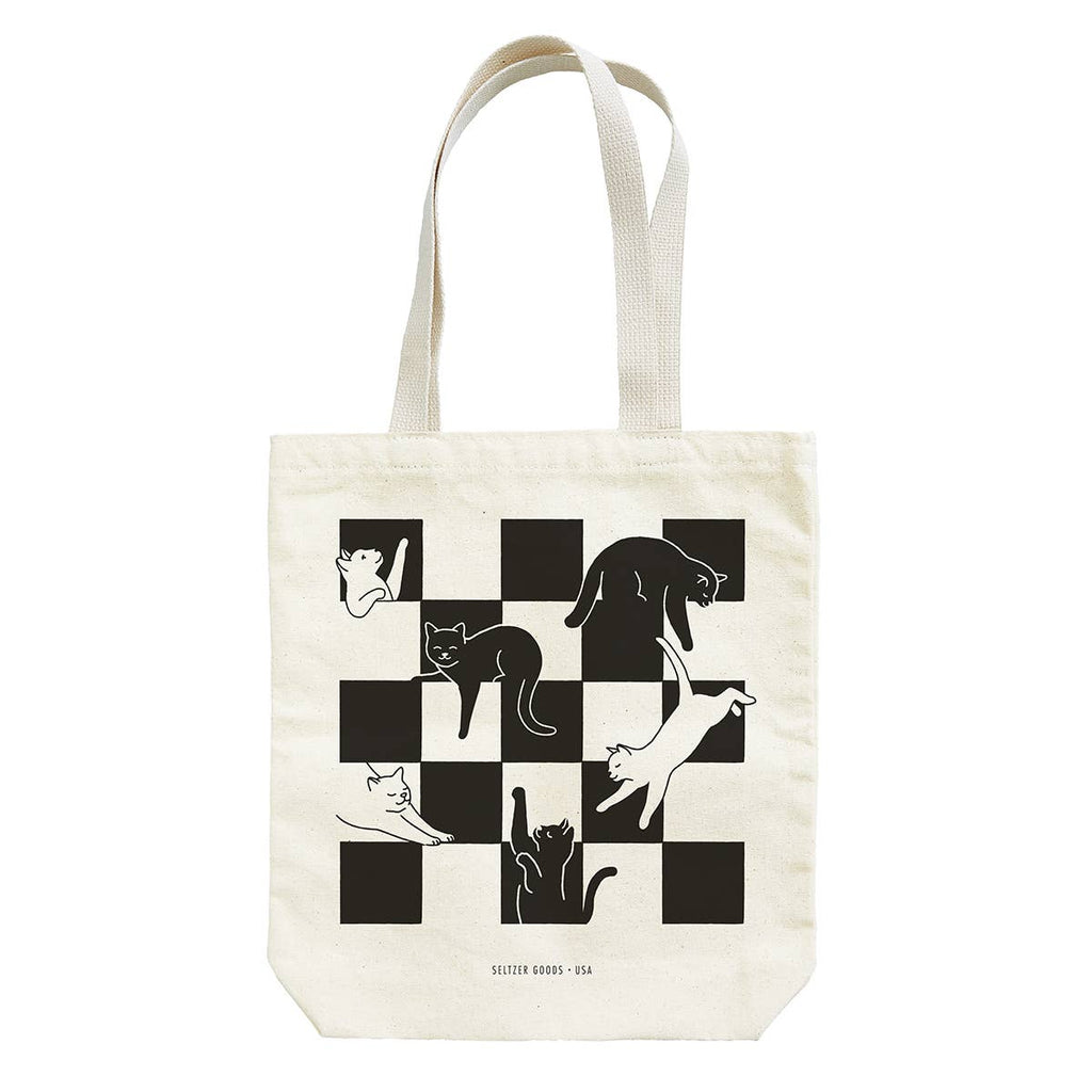 Tote | Checker Cats