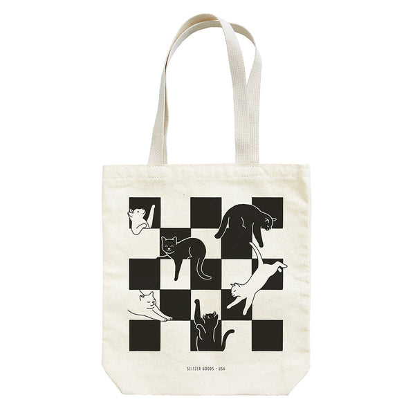 Tote | Checker Cats