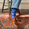 Socks | Checks in Cobalt & Periwinkle