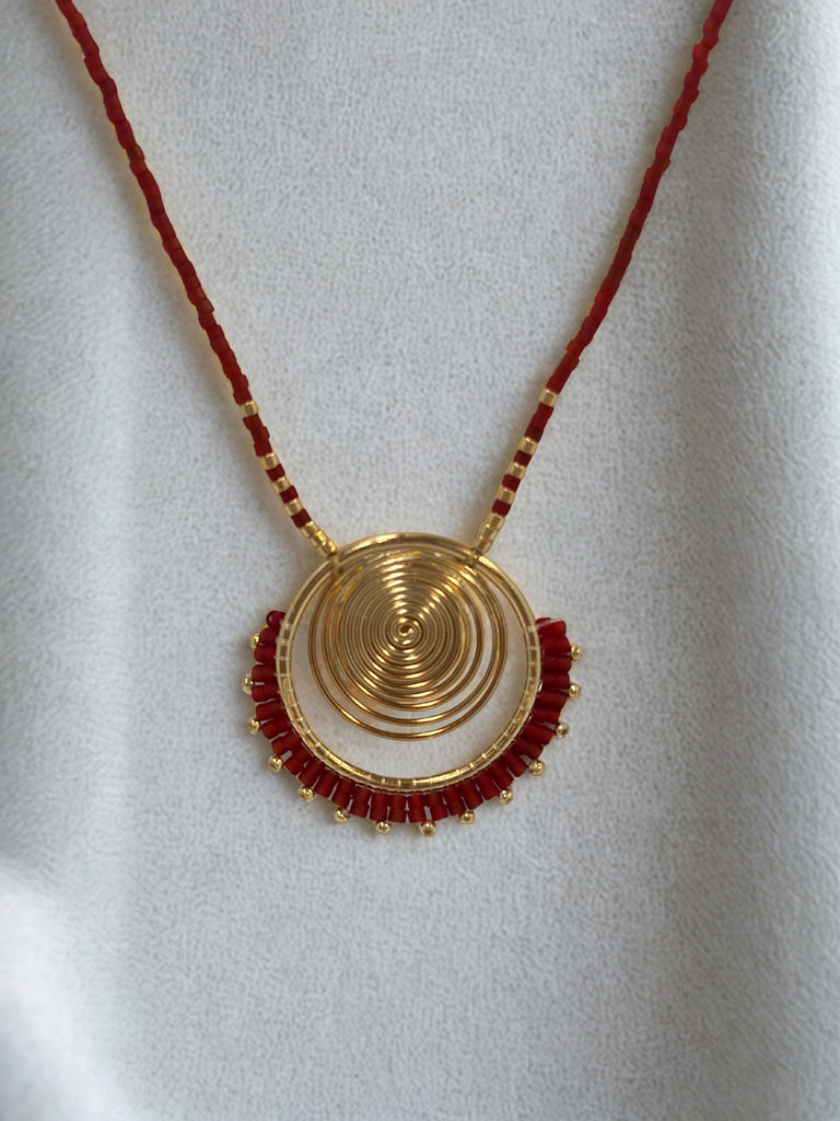 Necklace | Seville (Brick)