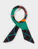 Silk Headscarf | Tangle Tales, Black