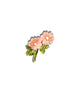 Claw Hair Clip | Wild Roses Hand-painted