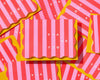 NC Set | Thank You, Stripe Red/Pink