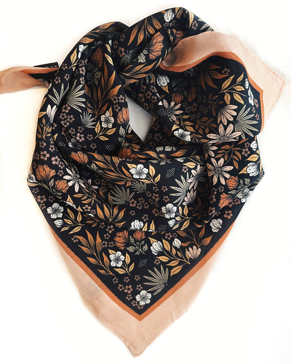 Bandana | Midnight Garden Floral Western