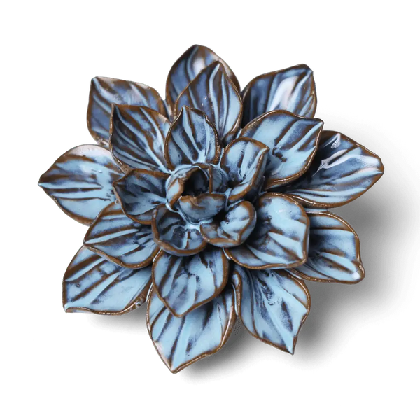 Seasonal Blue Frikartii Aster Table Decoration Boho