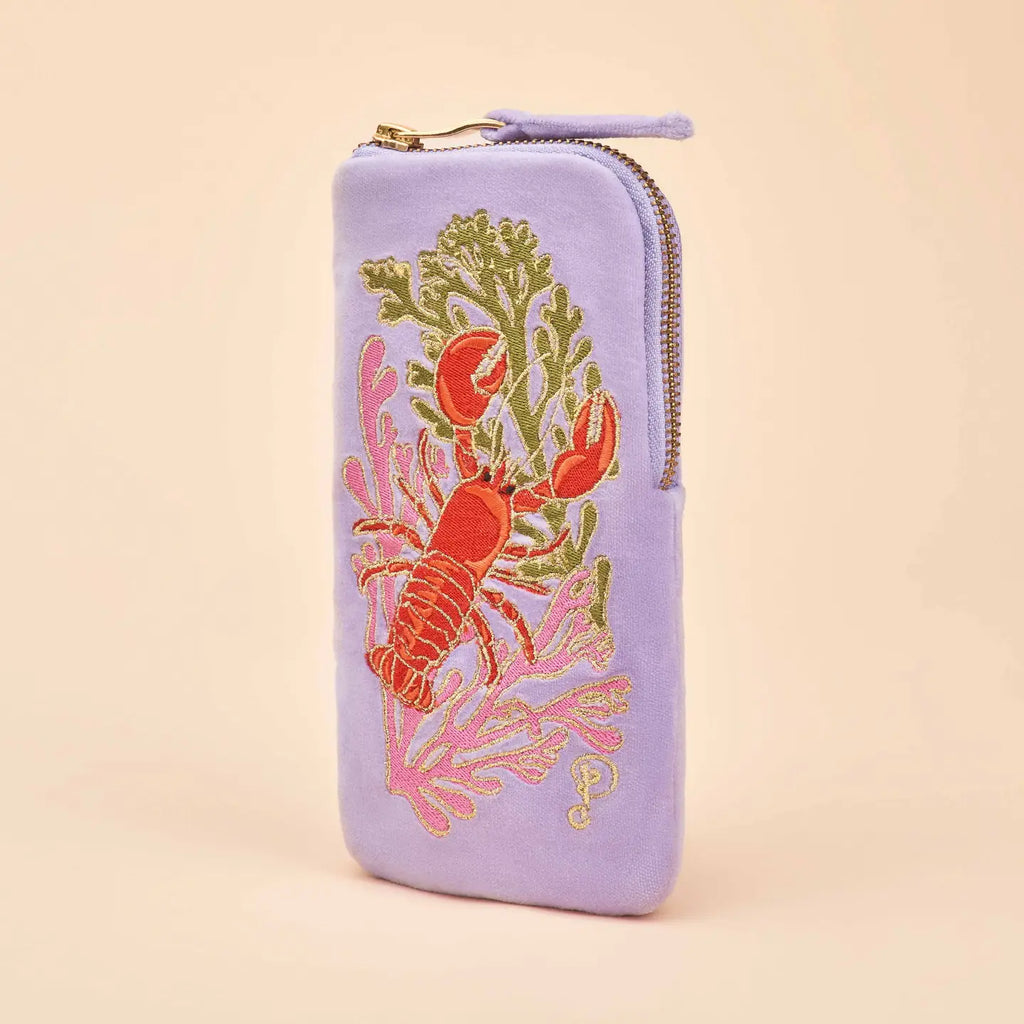 Sunglasses Pouch | Lobster Buddies - Lavender