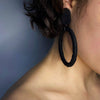 Earrings | Hoop Leather 140
