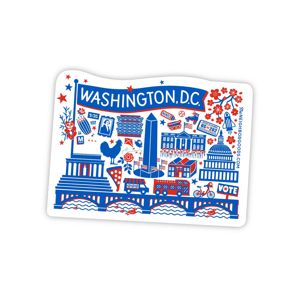 Sticker | Washington DC Landmarks