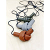 Necklace |  Leather Knot Brown