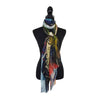 Obsidian Fluid Abstract Scarf