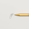 Pen | Brass Gel Ballpoint, “Tous Les Jours,” 0.5mm
