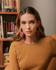 Earrings | Beaded Handwoven Painted Desert Fringe (Blue)