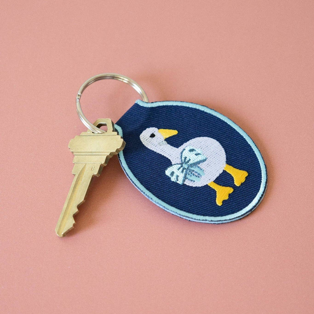 Keychain | Duck Embroidered