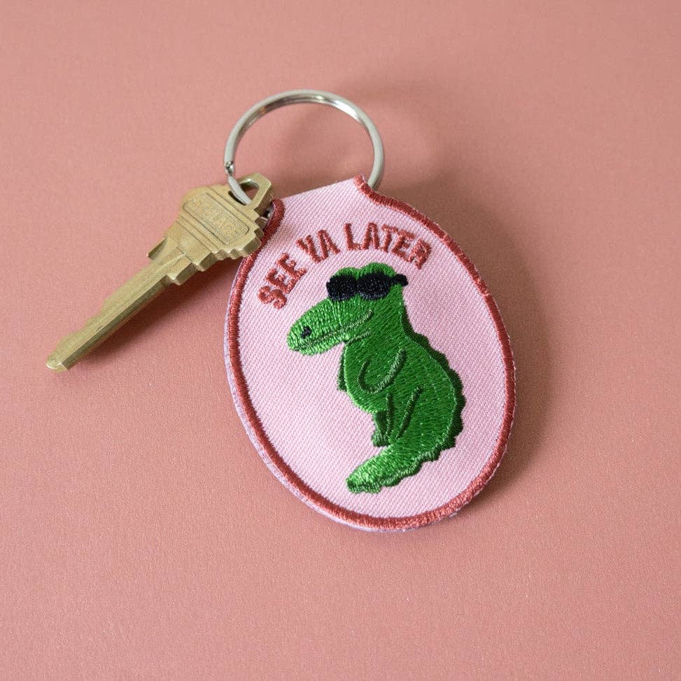 Keychain | Later Gator Embroidered