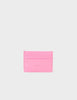 Leather Cardholder | All Over Eyes Embroidery, Filium Bubblegum Pink